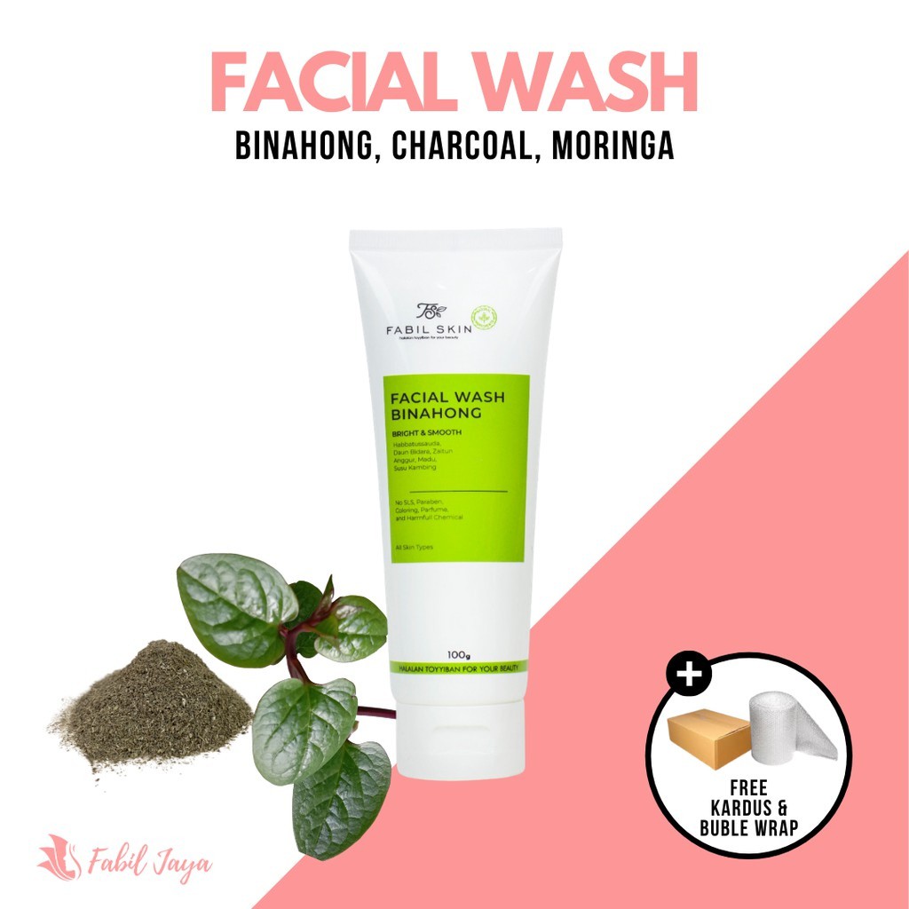 Fabil FW Ori Sabun Muka Obati Jerawat kulit sensitif berminyak 100gr BPOM Herbal Jerawat Bruntusan