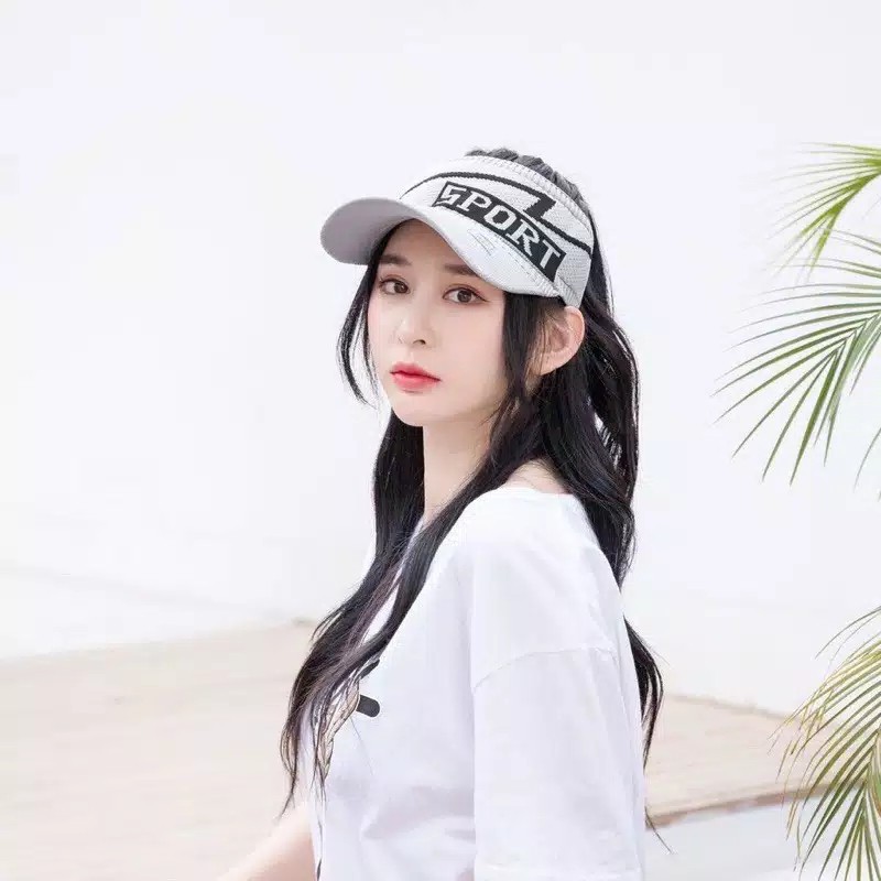 (COD) Topi Baseball Hat Sport Korean Baseball Cap Sports Unisex MALLSHOPPING