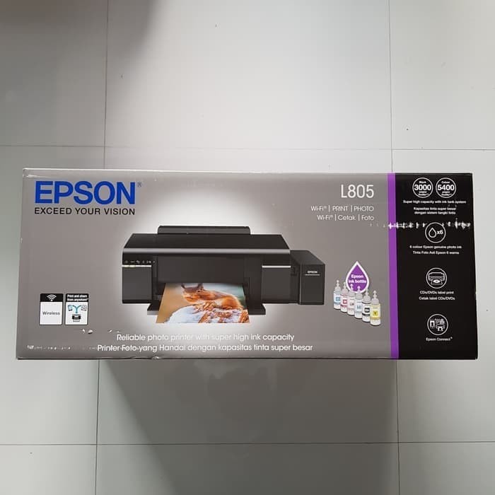 Epson L805 / L 805 Photo Printer (Wifi + Print 6 Warna)