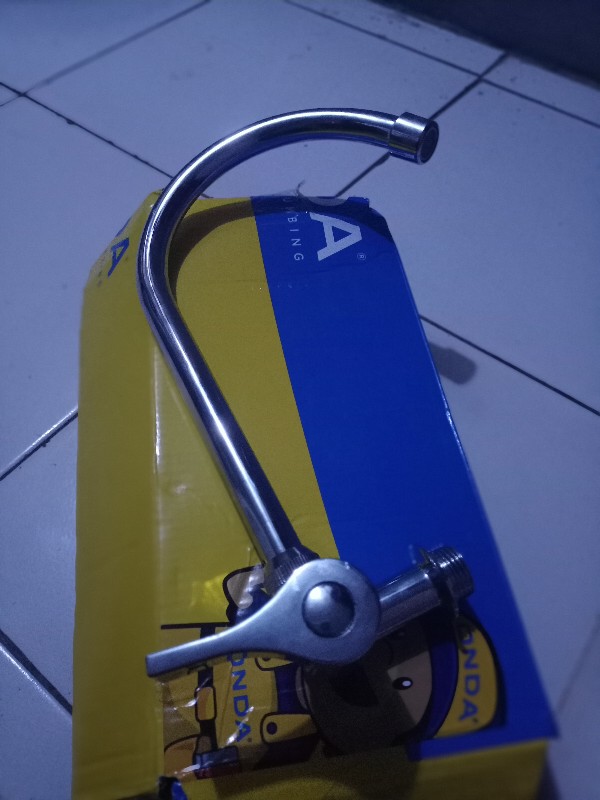 Kran Angsa Kran Cuci Piring Leher Lebar. Handle Bagus. Kran Sink