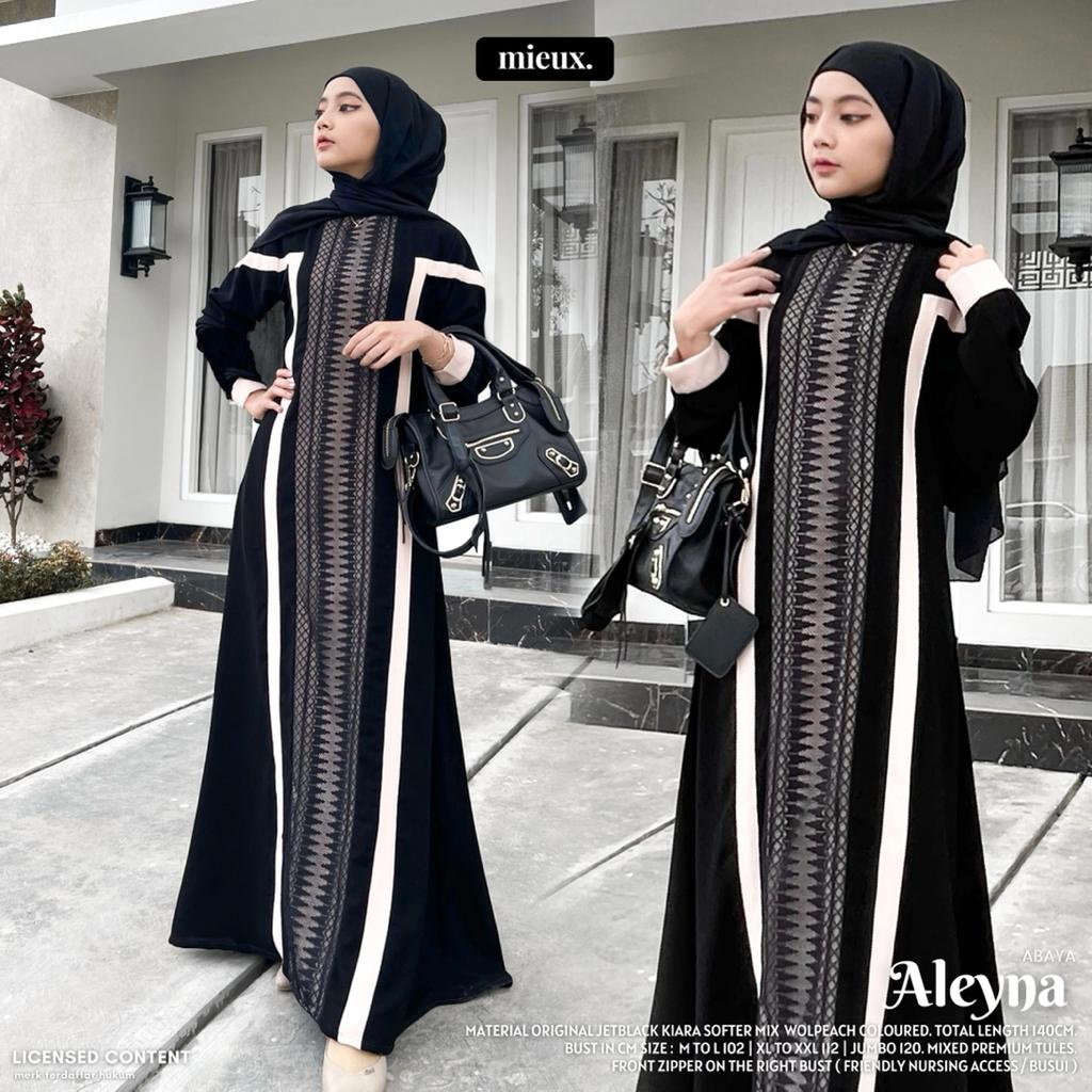 habsy // zalina abaya gamis original mieux gamis lebaran turkey mega store aleyna