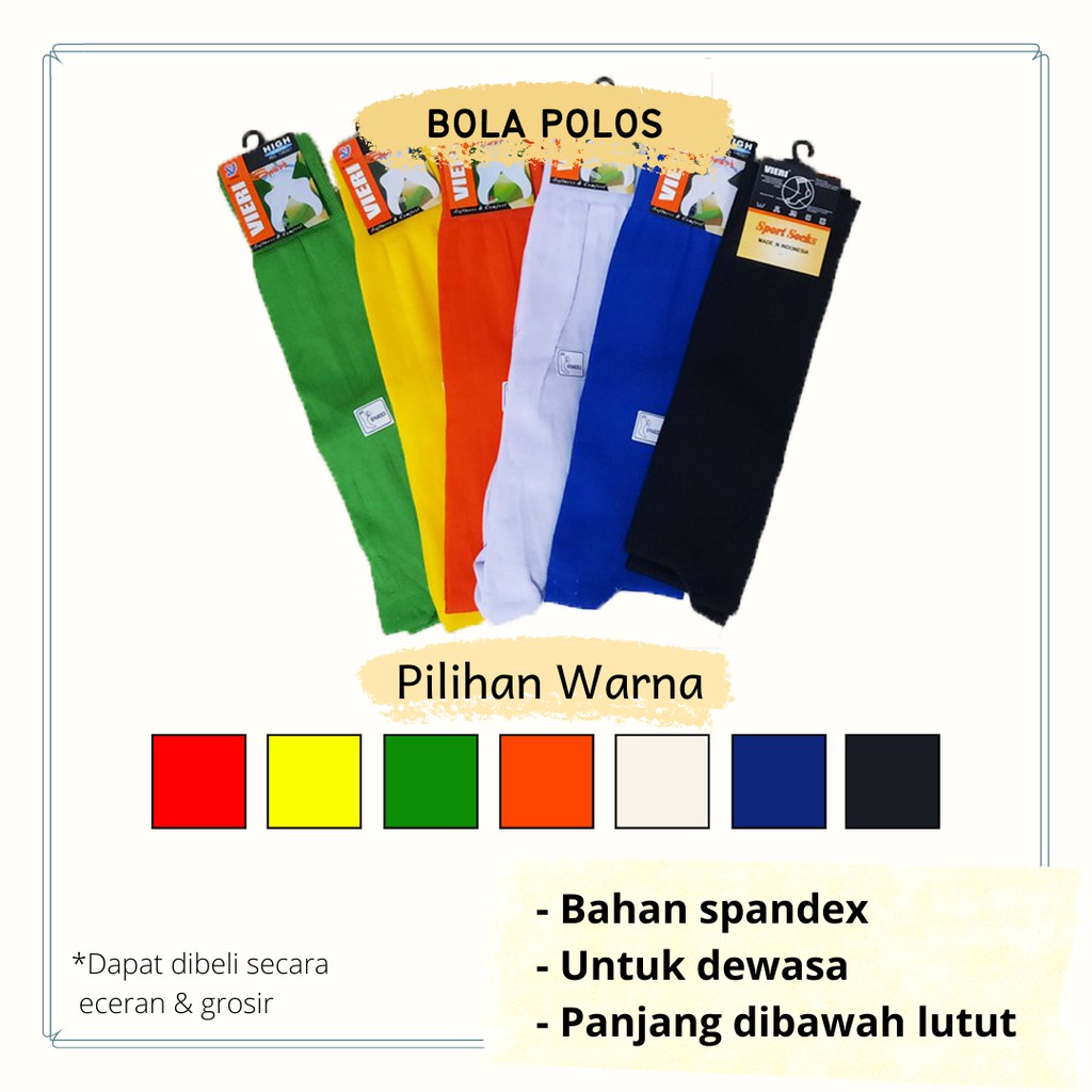 GROSIR 12pcs Kaos Kaki bola polos / kaos kaki grosir / kaos kaki bola murah / kaos kaki sport