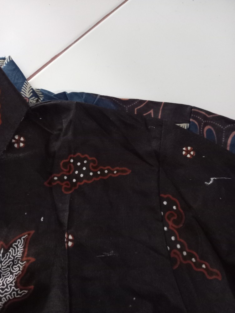 Bswart Batik Hrb026 Kenongo Hem Pendek Padi Pekalongan M L Xl Batik Pria Murah