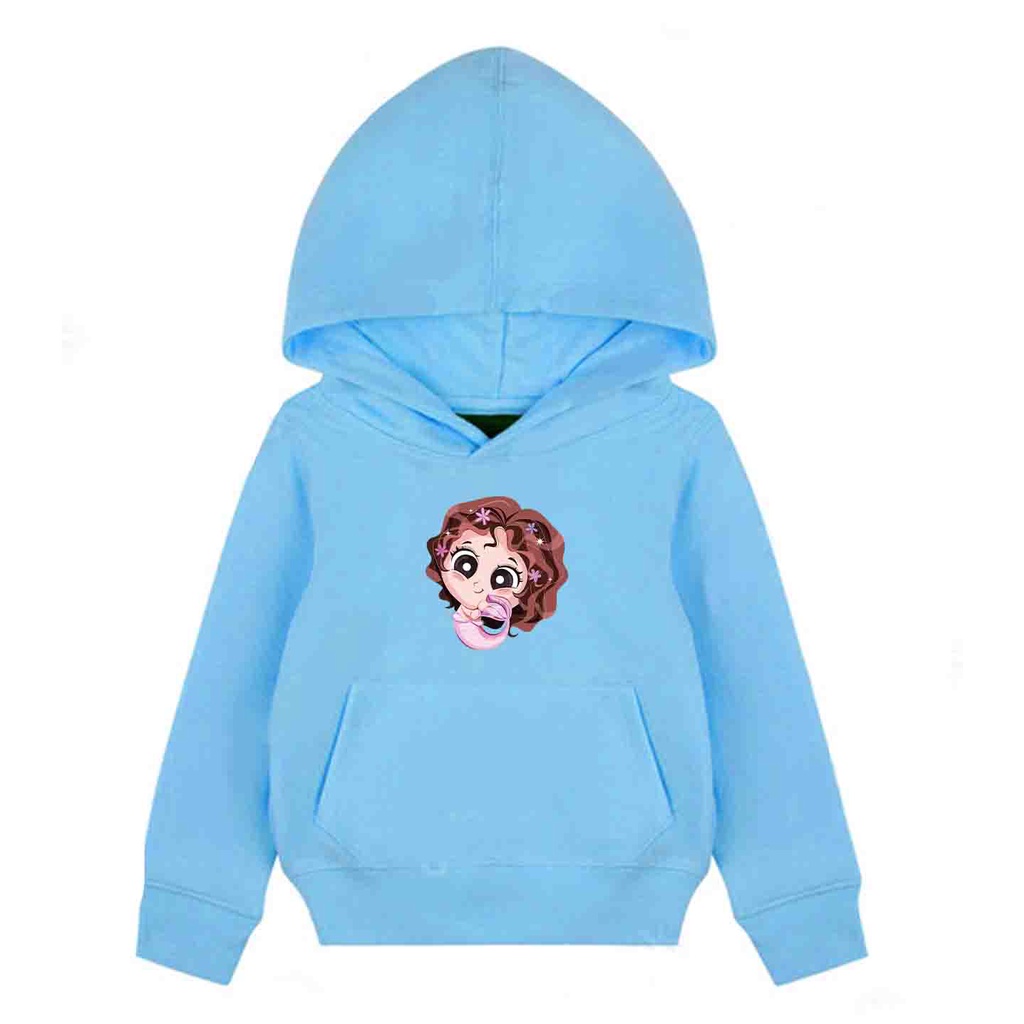 Hoodie Anak Mermaid Sweater Pakaian Fleece Anak M - XL