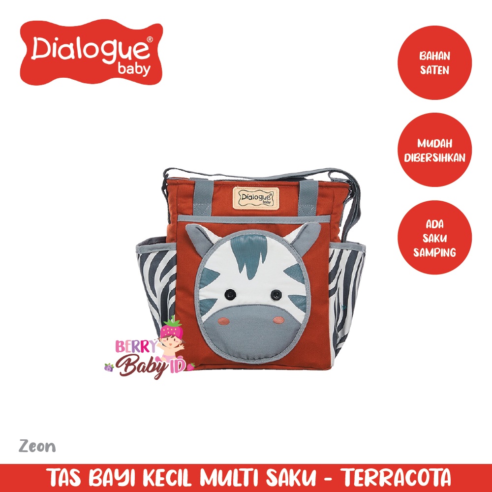 Dialogue Baby Tas Diaper Bayi Kecil Mommy Travel Bag Multifungsi Berry Mart