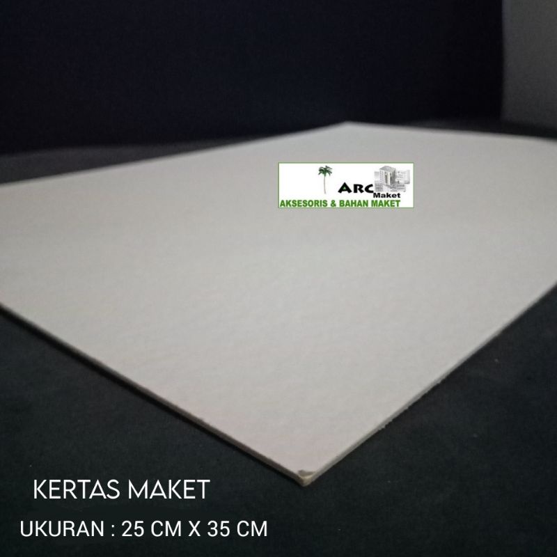 KERTAS MAKET BEERMAT / BIRMAT BOARD BAHAN UNTUK DINDING MAKET ARSITEKTUR / INTERIOR