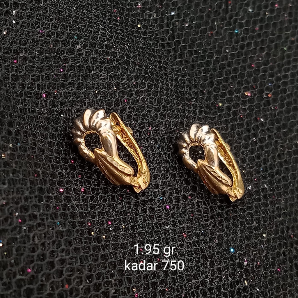 Anting Emas 17K - 1.95 gr Kadar 750 - 173