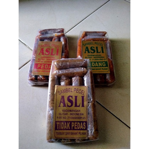 Sambal Pecel Khas Kademangan Blitar isi 10 Pcs