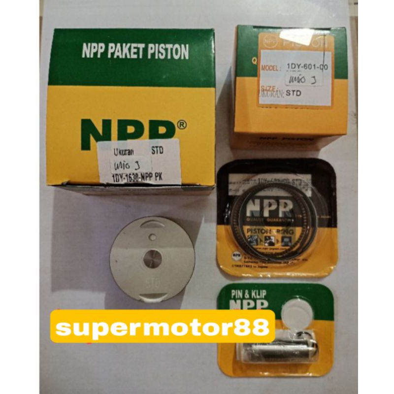 Piston kit seher paket MIO J MIO GT SOUL GT FINO FI Os STD 25 50 75 100 NPP