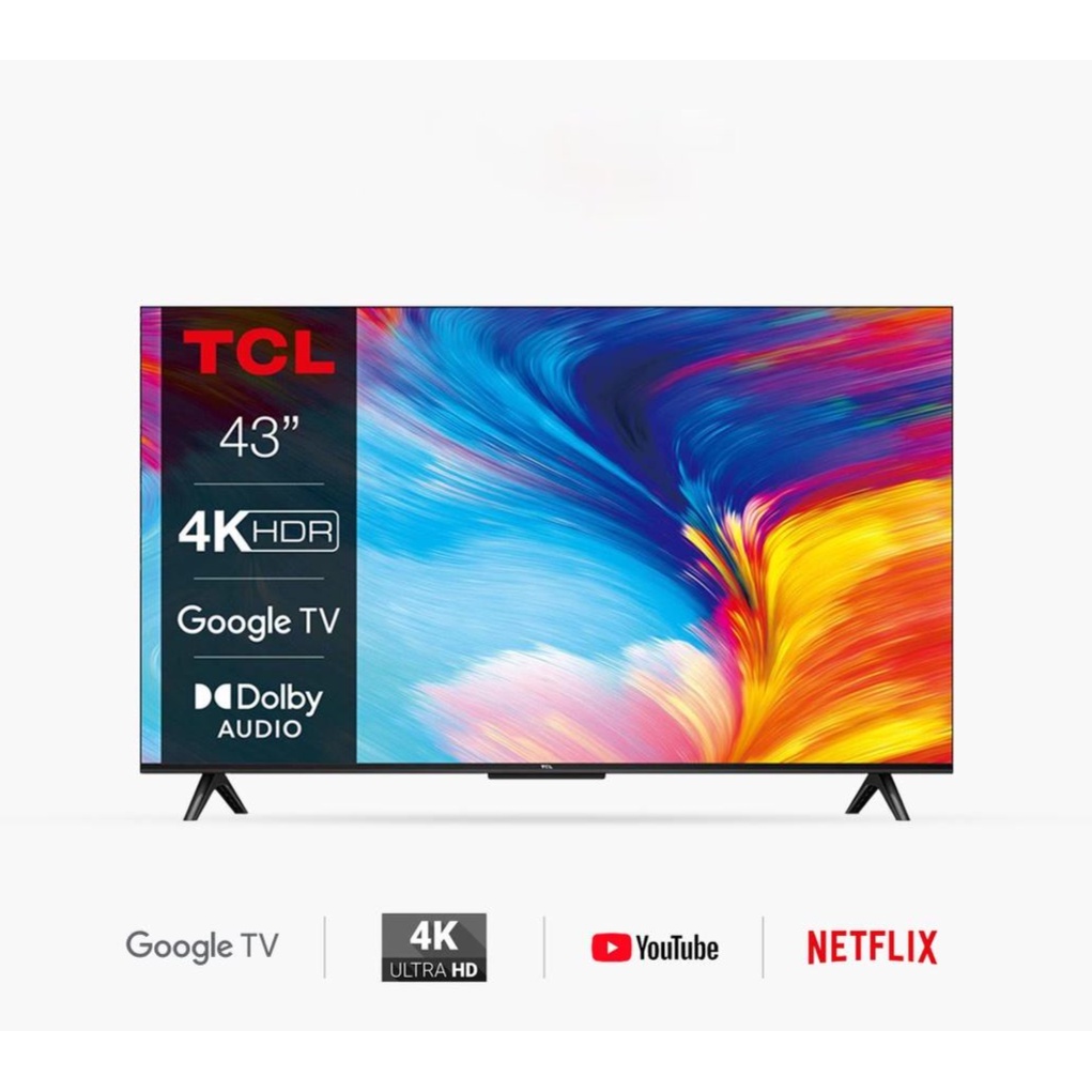 LED TV TCL 43P635 4K UHD Google TV 43 Inch
