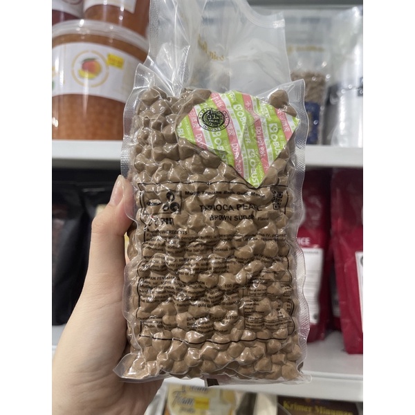 TAPIOCA PEARL brown sugar 1KG / boba / bubble / itpin it pin bubble tea / mutiara tapioka rasa gula merah