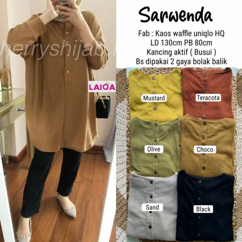 SARWENDA KAOS UNIQLO JUMBO ATASAN BLOUSE JUMBO KAOS POLOS WANITA