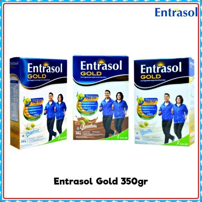 

[COD] Entrasol Gold Kemasan 350 gr Susu Lansia Untuk Tulang / Susu Kalsium [COD]