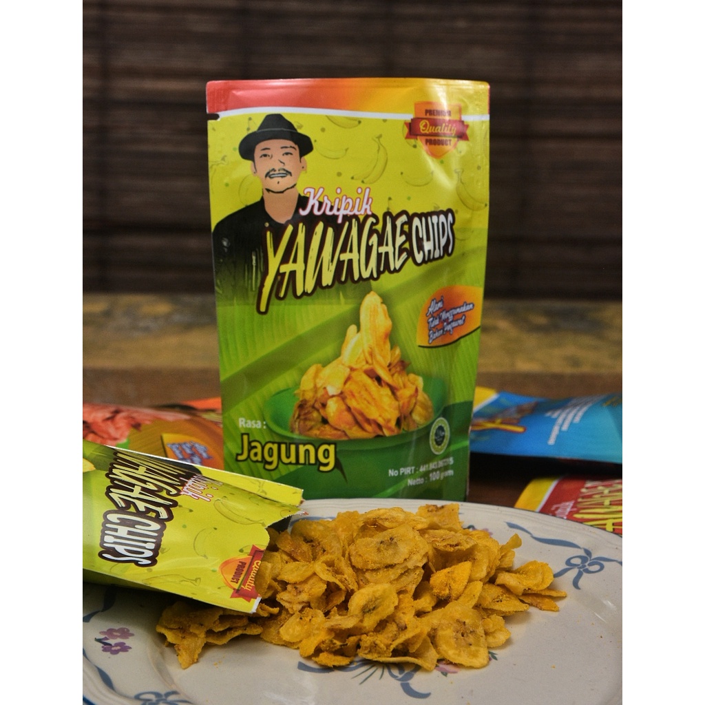 

Yawagae Chips Rasa Jagung - Gurihnya bikin ga Nahan