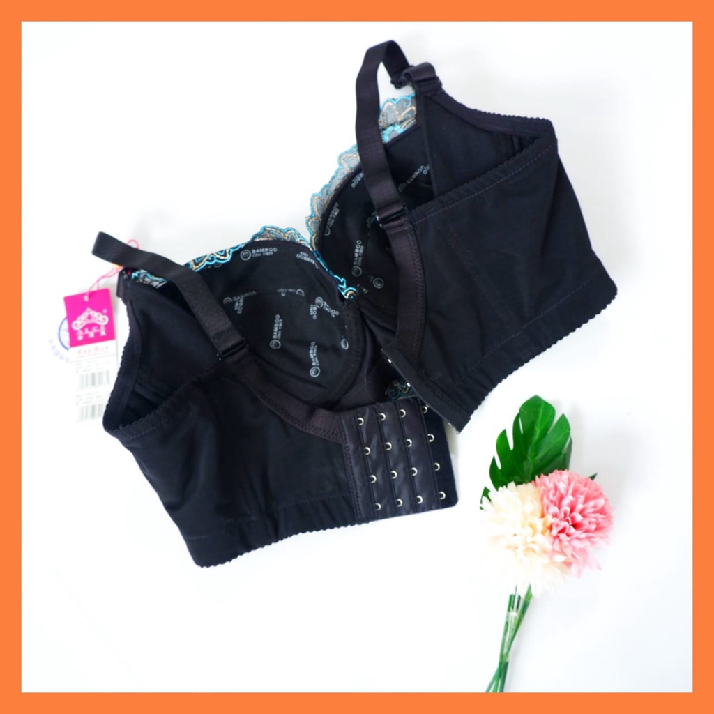 BH/BRA  IMPORT JUMBO BH / BRA BRUKAT HITAM BRA BH PUSH UP BIG SIZE MURAH