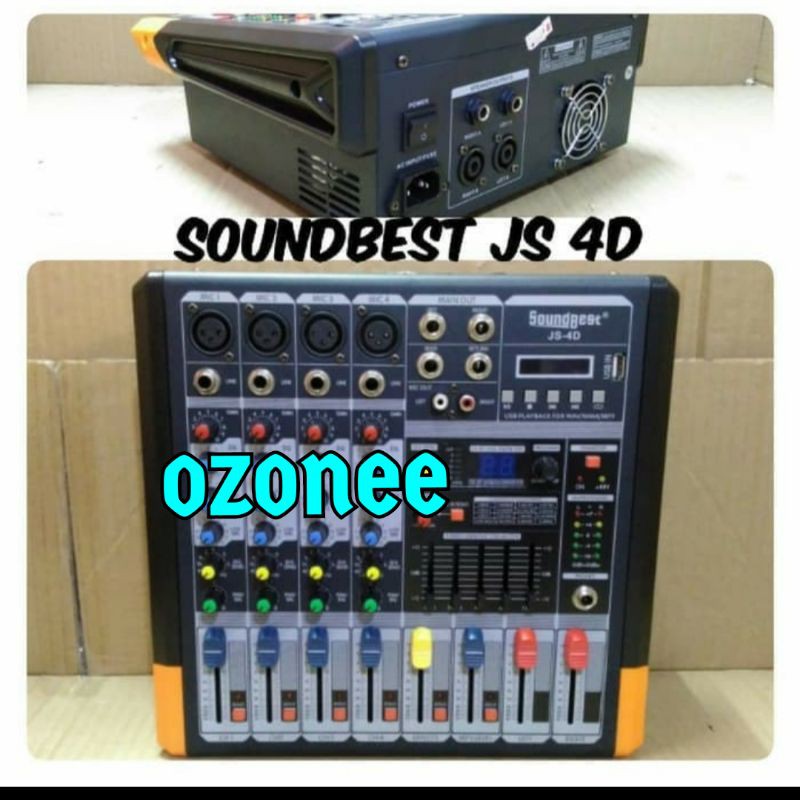 POWER MIXER SOUNDBEST JS 4D 4 CHANNEL PLUS POWER