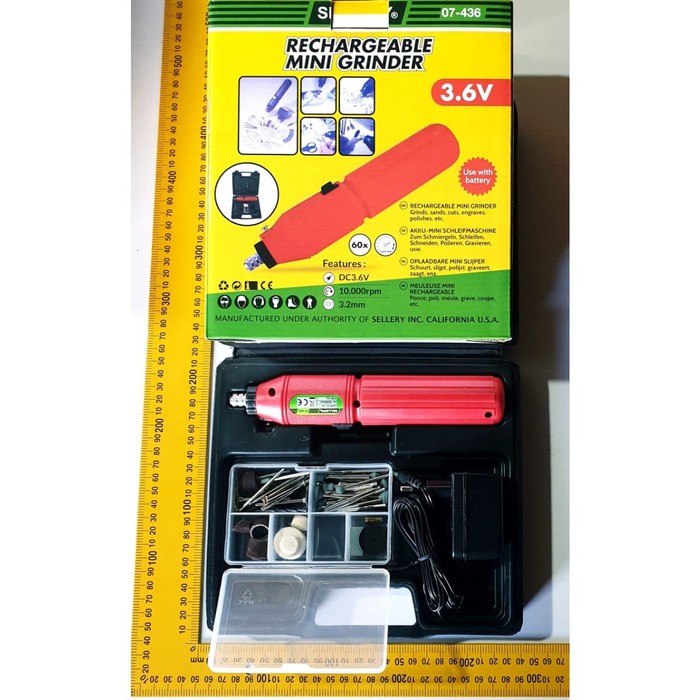 Mini Drill / Mini Grinder / Gerinda Mini DC 3.6 volt SELLERY