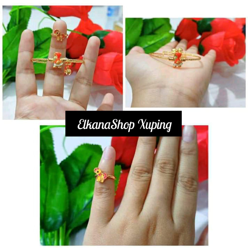 Gelang anak kolong free cincin xuping