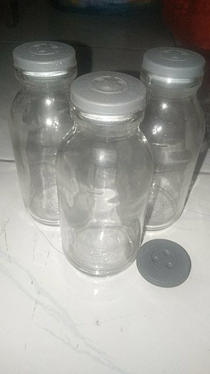 Tutup Botol Karet Kaca 50ml 100ml 250ml 500ml Baru