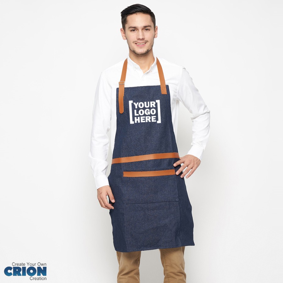 Apron Barista/Apron Barbershop/Apron Chef/Celemek Denim Jeans