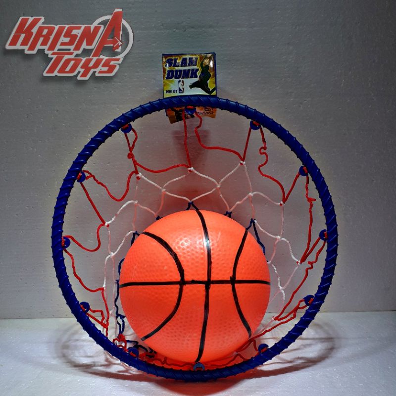 Mainan Anak Ring Basket /Bola Basket / Basket ball / slam dunk / NBA