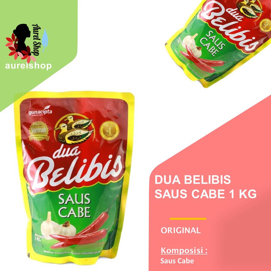 

DUA BELIBIS Saus Cabe kemasan Pouch 1 kg