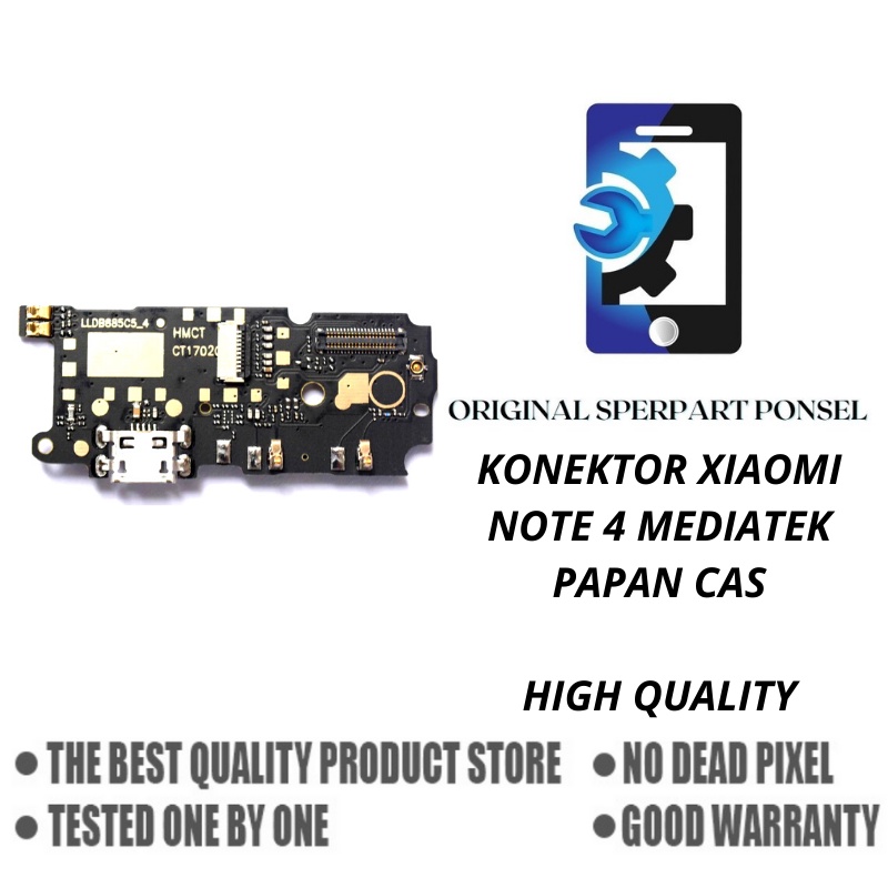 KONEKTOR CAS - PAPAN CAS XIAOMI REDMI NOTE 4 MEDIATEK KUALITAS ORIGINAL