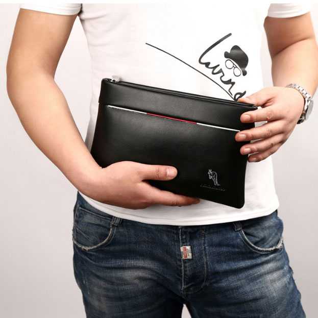 Rhodey Tas Genggam Dompet Kulit Clutch Bag Size Large - HB-005