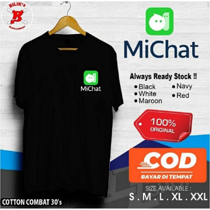 KAOS LOGO MICHAT SIMPEL// KAOS MICHAT