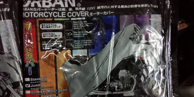 Cover motor JUMBO URBAN Sarung motor Nmax.Xmax.pcx.aerox.ninja250.R25.R15.cbr250.cbr150 dll