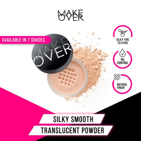 Make Over Silky Smooth Translucent Powder | Bedak tabur