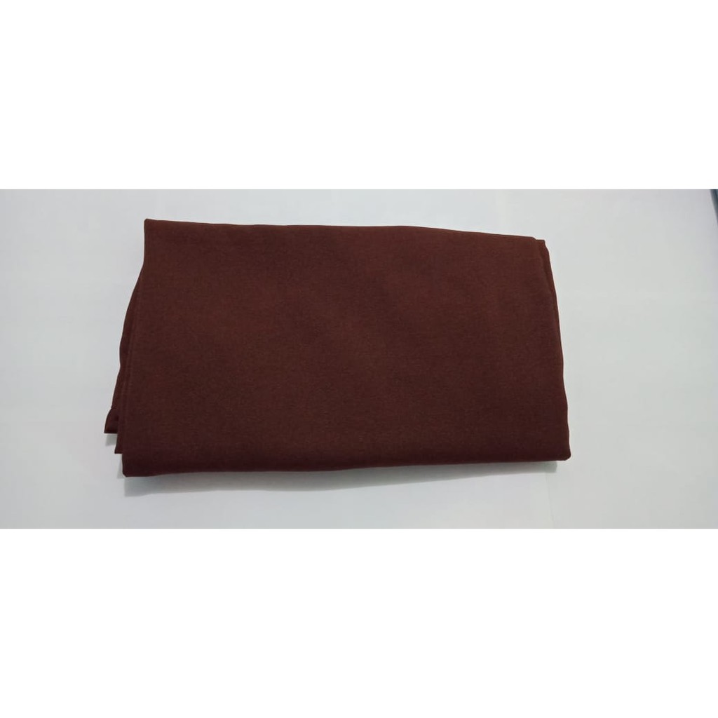 Hijab Bergo Maryam Lipit/ Jilbab Bergo Lipit Maryam-Matt Diamond / Hijab Instant Mariyam Dewasa-Coklat Pramuka