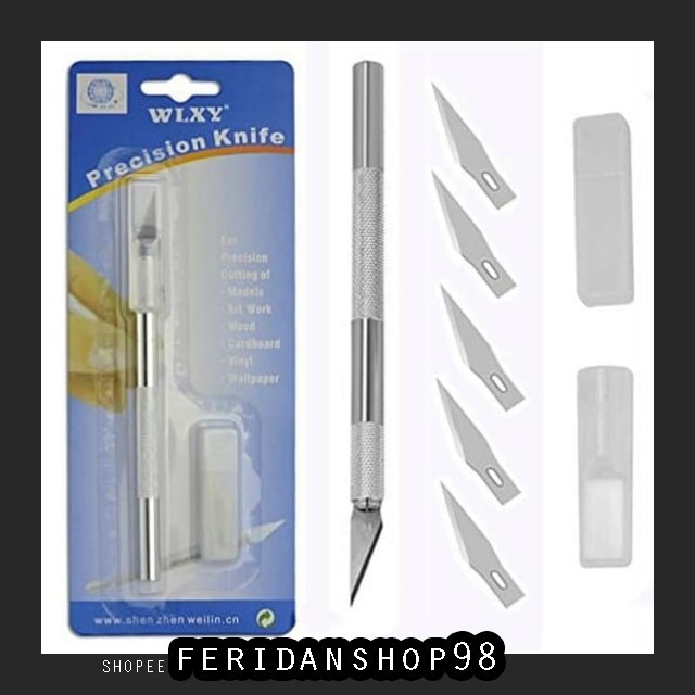 

BT401 WLXY PRECISION KNIFE BEST PEN CUTTER HIGH GRADE METAL KNIFE NON SLIP BY FERIDANSHOP98