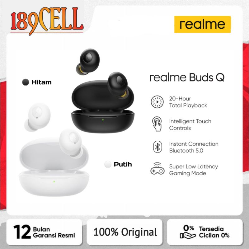 realme Buds Q - Original | Garansi Resmi REALME Indonesia