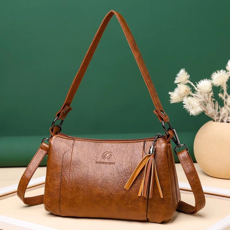 Rayhana - Tas Selempang Wanita Novera Tas Slempang Import Murah Semi Korea Remaja Terbaru Tofu Bag Sling Bag Tas Grosir Wanita Kuliah Kulit