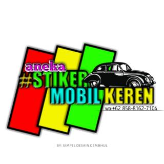  Stiker  Mobil  kartun terbaru  Stiker  cuting Mobil  pick up 