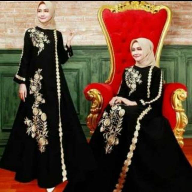 Exclusive Abaya saudi Gamis Hitam syar i zephy Turky Asofa by hans  Grosir Abaya