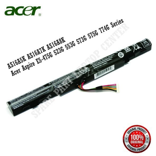 BATERAI BATTERY BATRE ACER E5-475 E5-476 E5-523 F5-573 AS16A5K AS16A7K AS16A8K TANAM ORI ORIGINAL