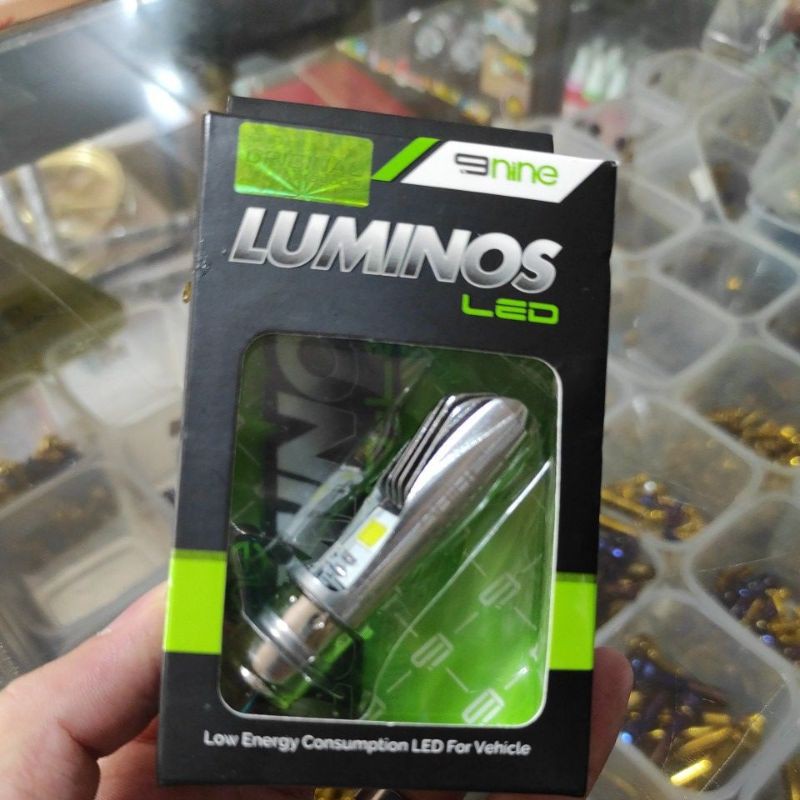 Lampu Depan Luminos 2Sisi Kaki 2 Universal Putih Beat Mio Supra Rxking Satria Jupiter Vario Jupitermx Vario125