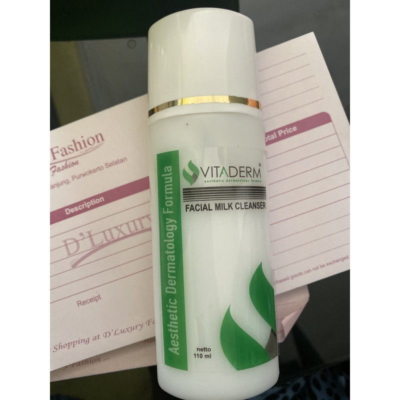 pembersih wajah/facial milk/pembersih vitaderm