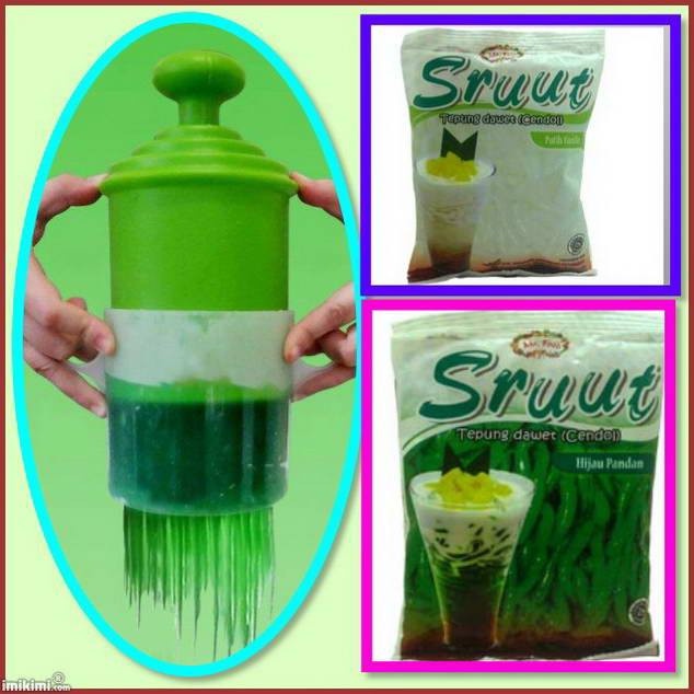 Alat cetak cendol dawet free sekantong tepung