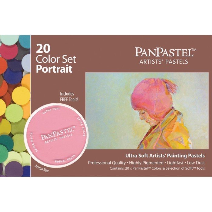 

Panpastel Ultra Soft Artist Pastel Portrait Set 20-Pack