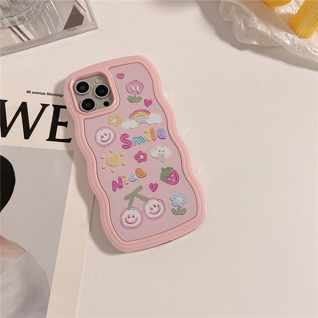 Case Handphone Motif Pelangi Untuk Apple iPhone 13 12 11 X Xr Xs Pro Max SNSL9