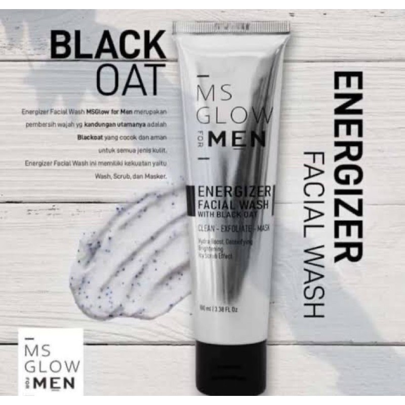 Facial Wash MS GLOW FOR MEN || Sabun cuci muka pria msglowmen