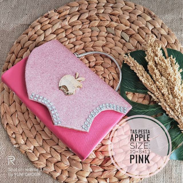 Tas Pesta Glitter Aple Murah