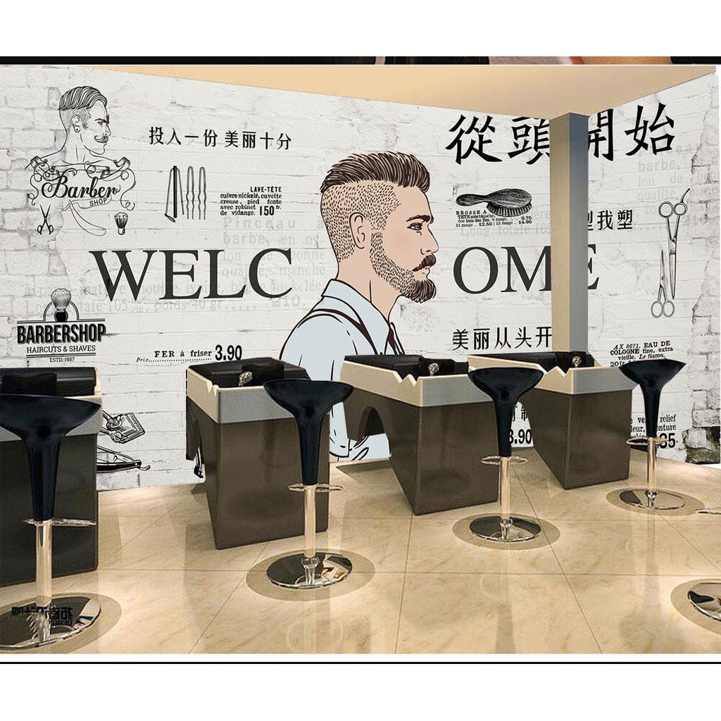 Wallpaper Dinding Barbershop -10464485