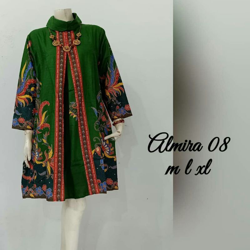 TUNIK BATIK TERLARIS DRESS BATIK ALMIRA