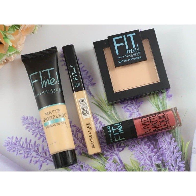 Maybelline Fit Me 4 in1 / Perbox Maybelline Set 3in1