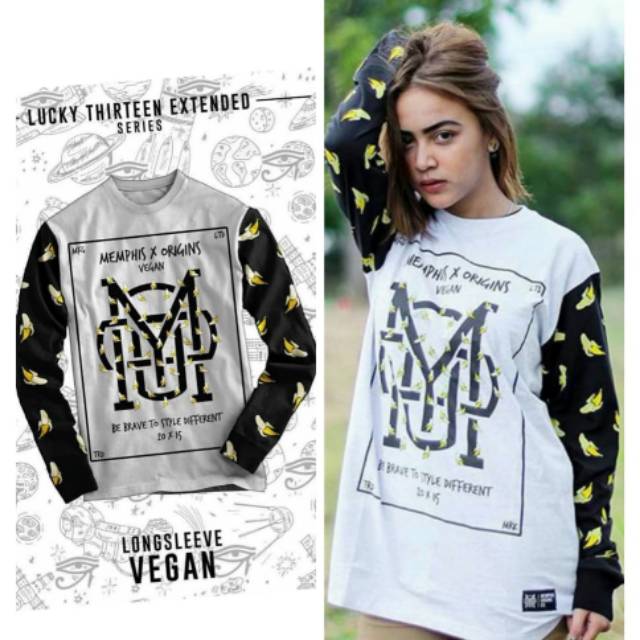 Kaos MEMPHIS Longslive kombinasi