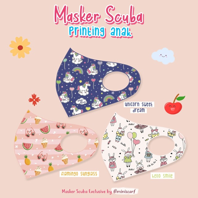 Masker Scuba Anak Miniscarf